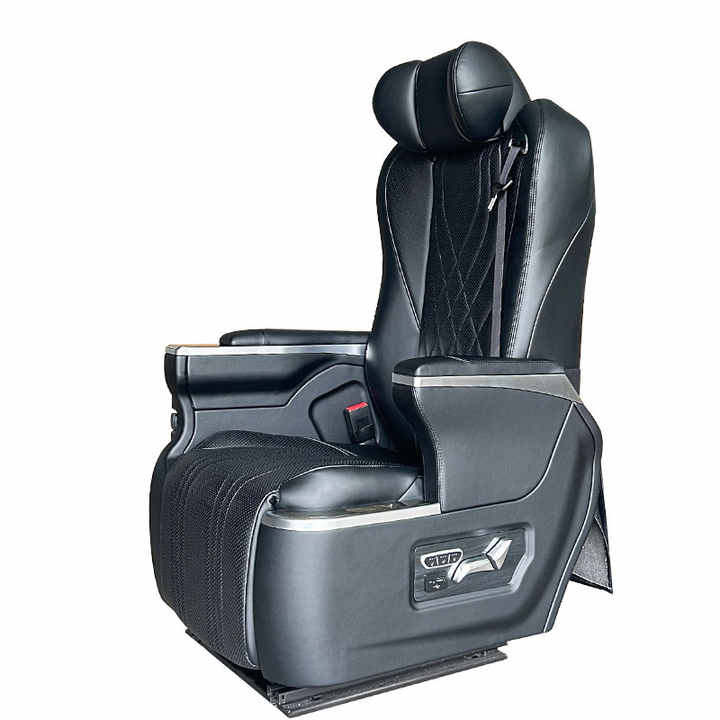 Van seats with superior back support, premium stitching and state of the art comfort technology.
