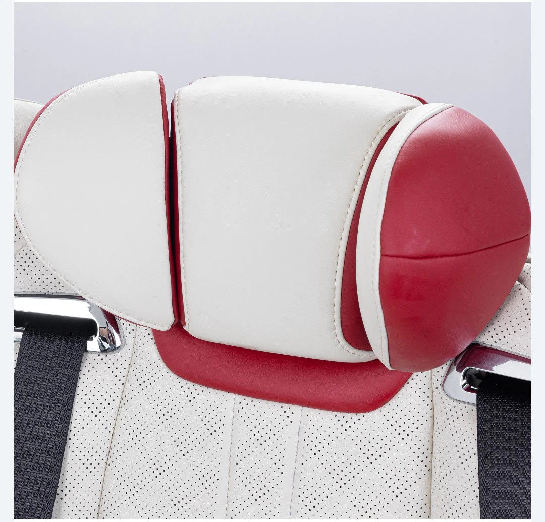 Luxury reclining van seats with high density foam for unmatched relaxation on the road.