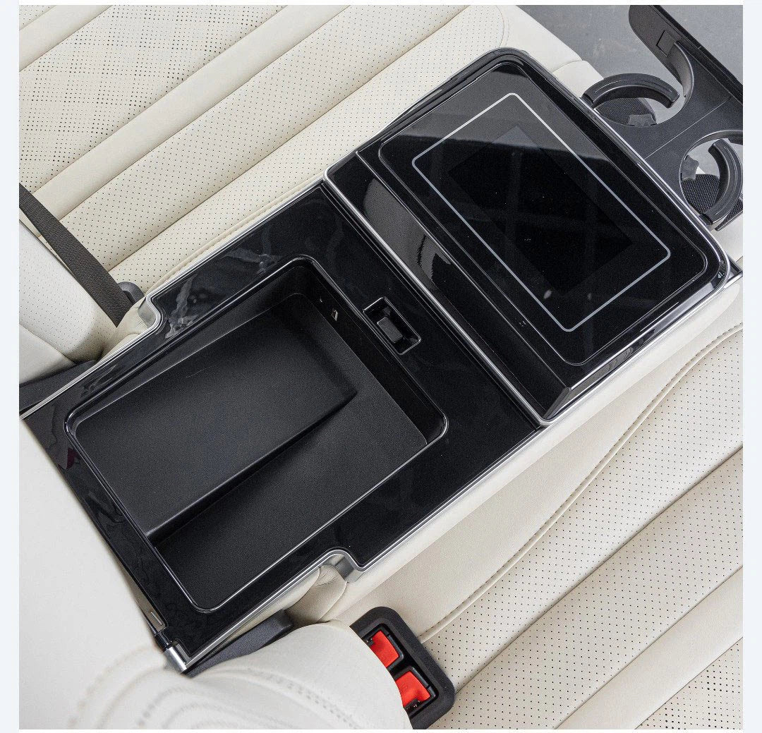 Luxury reclining van seats with high density foam for unmatched relaxation on the road.