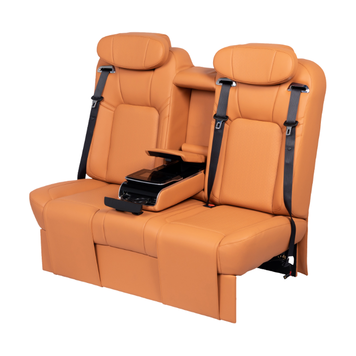 Transform your van into a VIP lounge with our luxurious fully adjustable reclining seats.