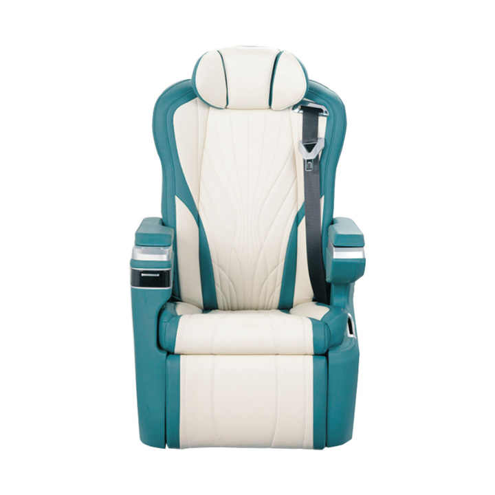 van seats with plush cushioning adjustable settings and elegant design.