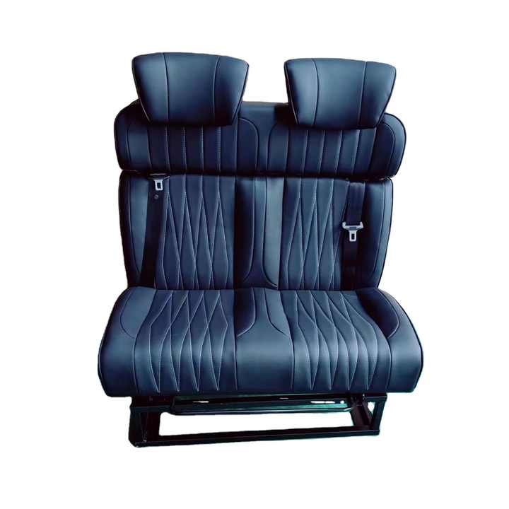 Luxury van seats with a smooth reclining mechanism and ultra soft cushioning for maximum support.