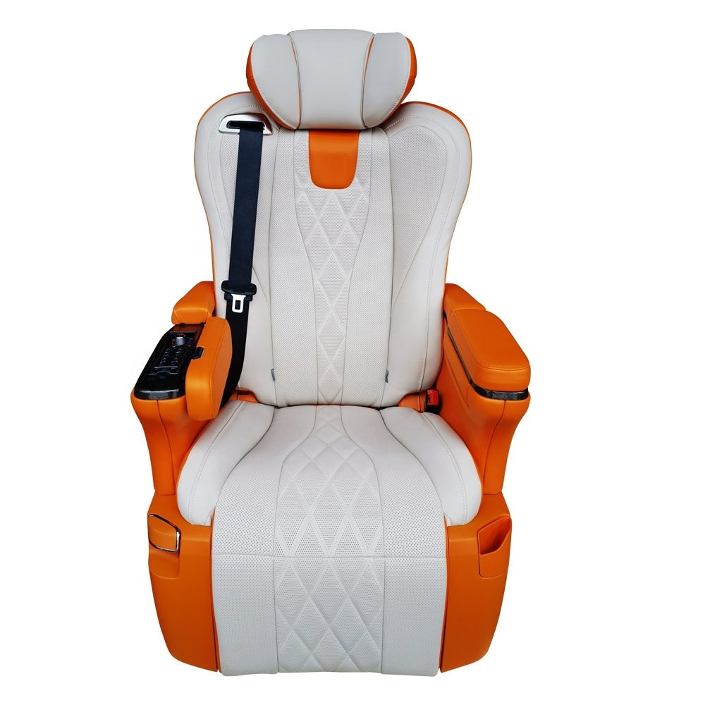 Luxury reclining van seats with effortless adjustability