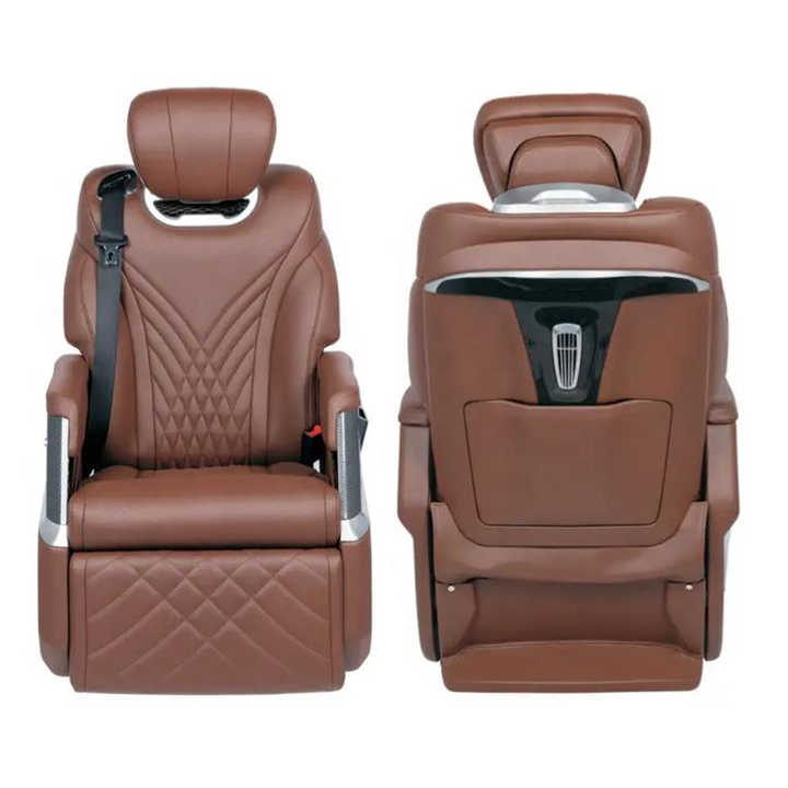 VIP-class comfort with plush cushioning and smooth reclining technology.