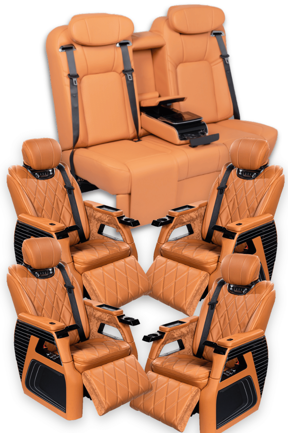 5-seat package (4 Captians + 1 Beanch)